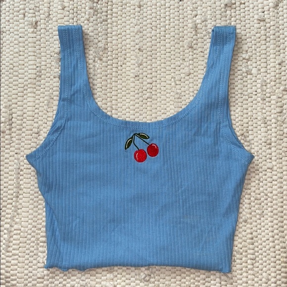 Blue Cherry Tank Top - Picture 1 of 2